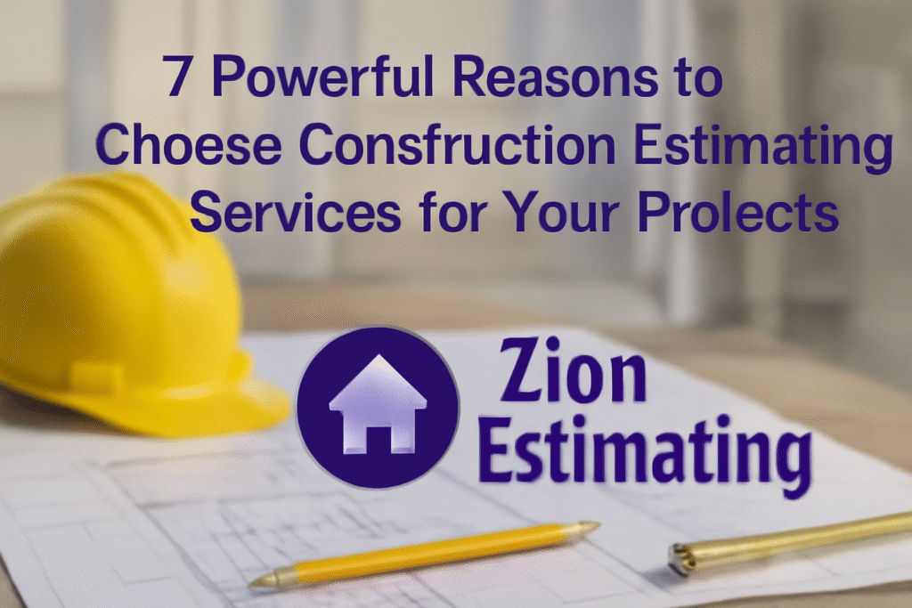 7 Powerful Reasons to Choose Construction Estimating Services for Your Projects