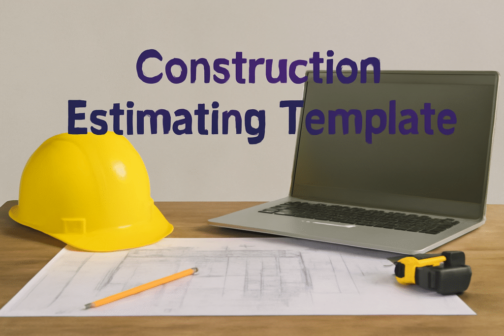 construction estimating templates