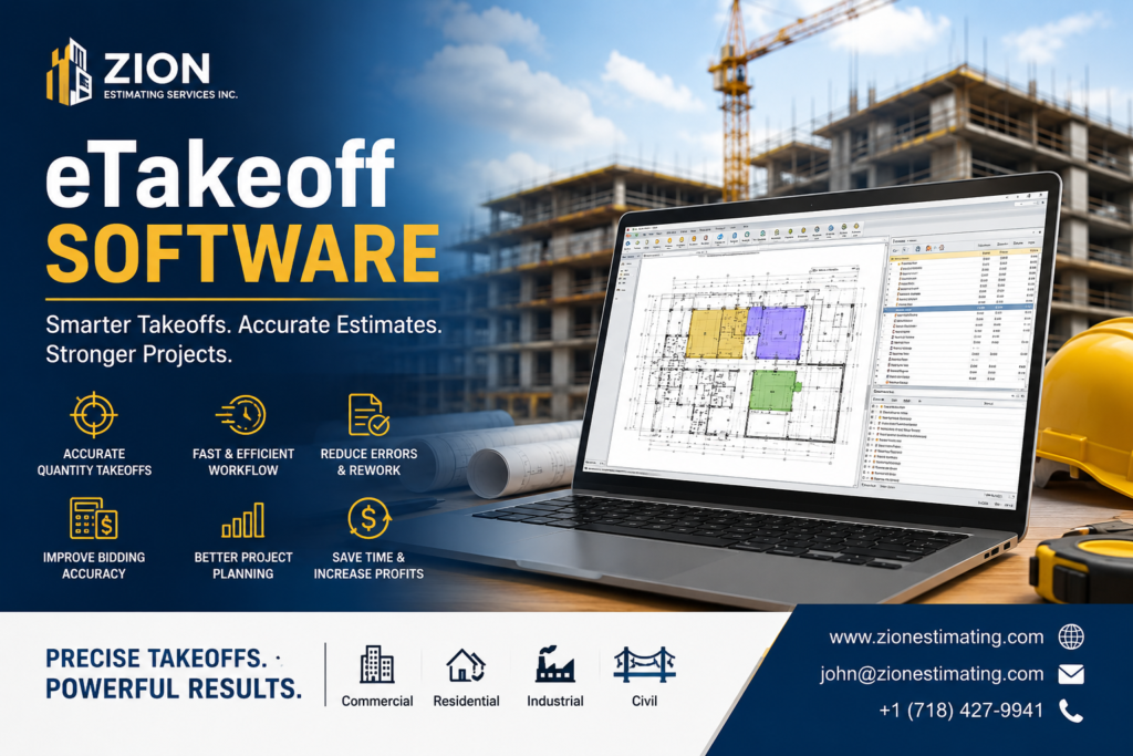 eTakeoff Software Services | Accurate Digital Takeoff Solutions | Zion Estimating Services Inc. 2 https://www.zionestimating.com/etakeoff-software-services