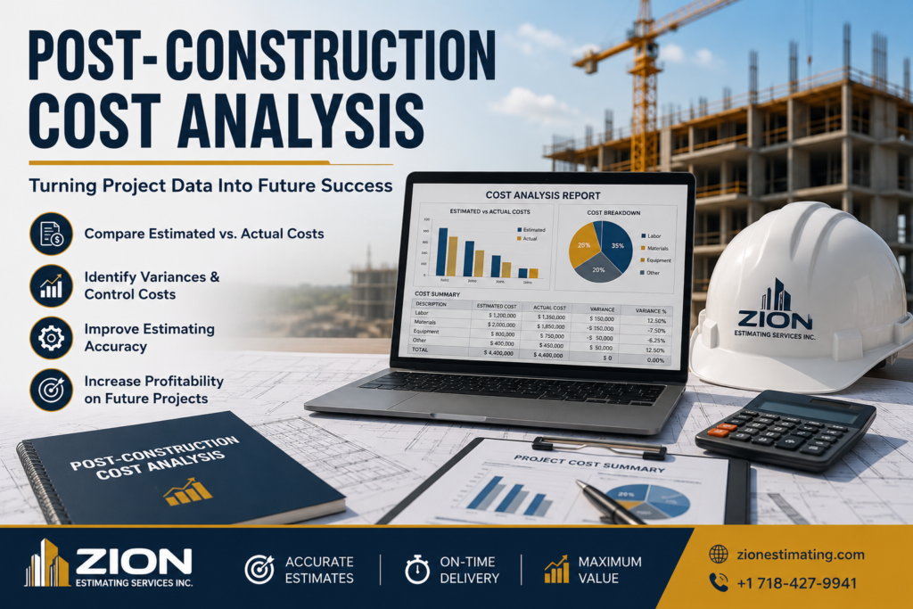 Post-construction cost analysis
