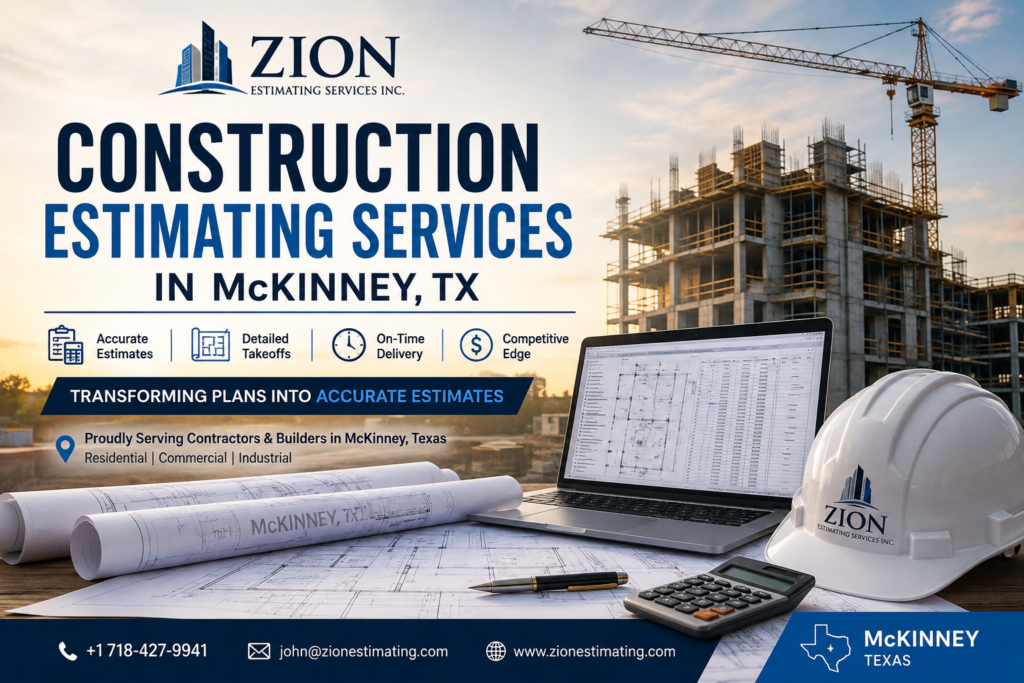 Construction Estimating Services in McKinney | Zion Estimating 2 Construction estimating services in McKinney