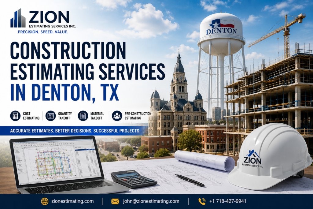 Construction Estimating Services in Denton, TX | Zion Estimating Services 2 Construction estimating services in Denton